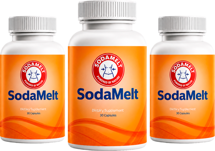 SodaMelt™ weight management capsules — 3 bottles
